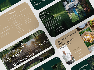 Quarantine Packages - Banyan Tree hotel ux web design webflow