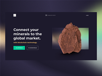 Global Minerals Market Website blockchain ux webdesign website