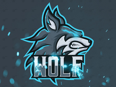 Wolf Esport Gaming Mascot Logo branding esport esportlogo gamer gaming gaminglogo illustration mascot mascotlogo streamer streamer logo twitch wolf wolflogo youtuber