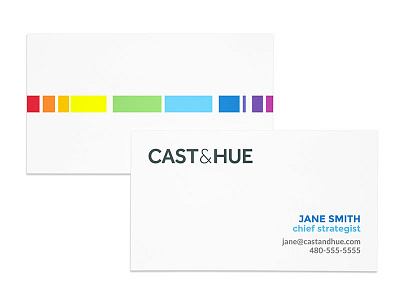 Cast and Hue Business Card