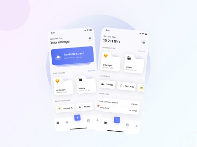 File Manager App app figma filemanager storage ui uidesign uiux