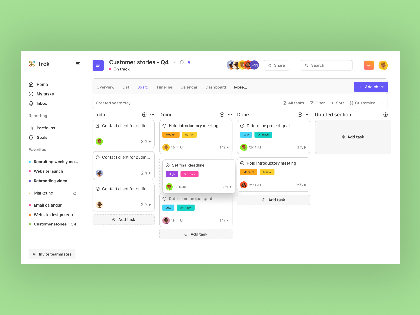 Client’s Task Management by Krishna Khandelwal on Dribbble