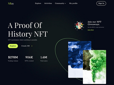 NFT Landing Page