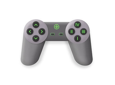 Gaming Controller Concept concept design design game controller gaming icons layer styles photoshop photoshop art product design shape layers vector