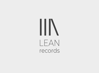 Daily Logo Challenge - Lean Records 50dailylogochallenge 50daylogochallenge daily logo daily logo challenge dailylogochallenge design flat logo minimal