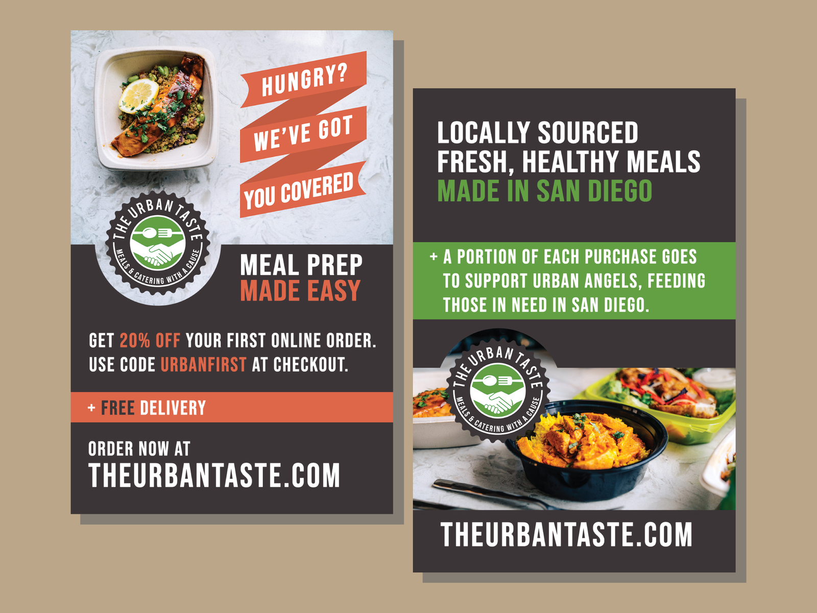 FrontBack Flyer for Meal Prep by Jake Feasby on Dribbble