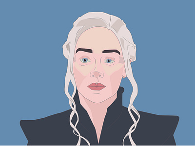 Daenarys Targaryen, Mother of Dragons adobe adobe illustrator art design digitalart digitalarts gameofthrones got illustration illustration digital motherofdragons tv show