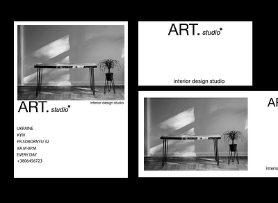 ART.studio*- interior design studio branding graphic design logo