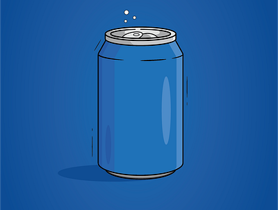 Soda can design illustration vector