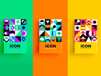 ICON book branding design editorial geometry graphic icon illustration logo