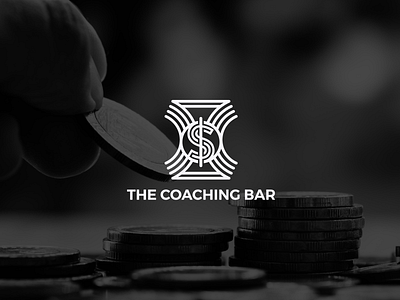 The Coaching Bar branding design coach coin logo money