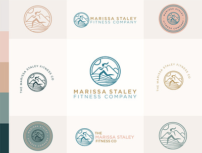 Marissa Staley branding business designer graphic design logo runner running visualbranding woman