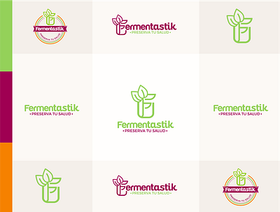 Fermentastik. branding branding design design illustration logo logotype vector woman