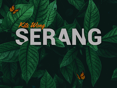 Kite Wong Serang banten banten indonesia serang serang banten typography