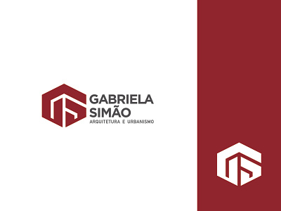Gabriela Simão Arquitetura e Urbanismo arqchitecture branding logo minimalism
