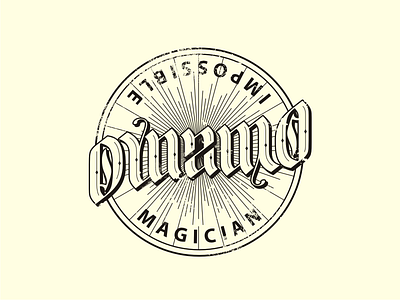 Dynamo ambigram dynamo logo
