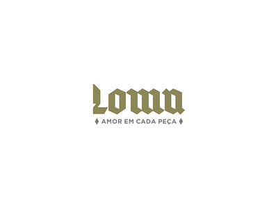 Loma ambigram amor design logo loma love minimalism shoe