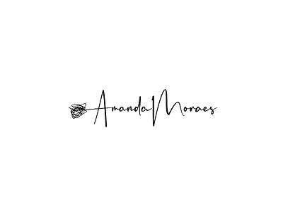 Amanda Moraes branding brazilian draft logo minimalism psychologist signaure