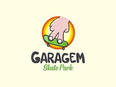 Garagem 2 finger fun garage hand skate skateboard toy