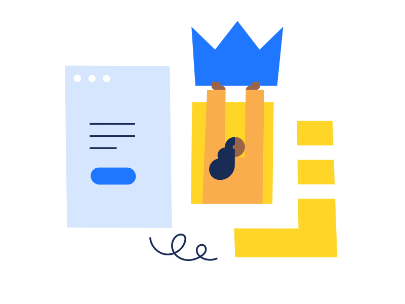 lady one animation crown illustration layout micro interaction motion motion design motion graphics ui web