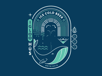 igloo type typography animation loop gif design motion design motion graphics graphic design