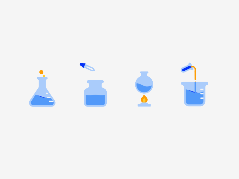 Lab Loaders animation gif illustration lab laboratory loader loading loop micro interaction motion motion design motion graphics ui web