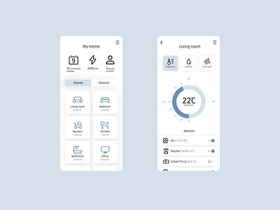 UI Daily 021 - Home Monitoring Dashboard