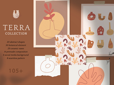 Terra collection branding design flat graphic design illustration illustrator minimal vector