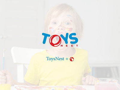 Funny Logo of Kids Toy Store. branding logo typography