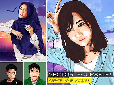 Vector Yourself and Create Your Avatar