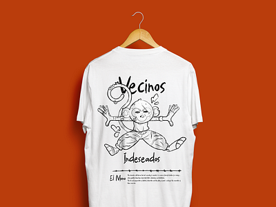 Vecinos Indeseados 2d black cartoon character design drawing graphic design illustration monkey orange white