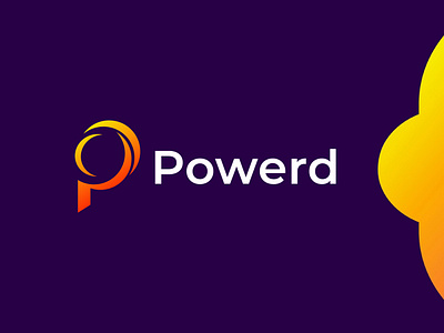 P Powerd Logo Design