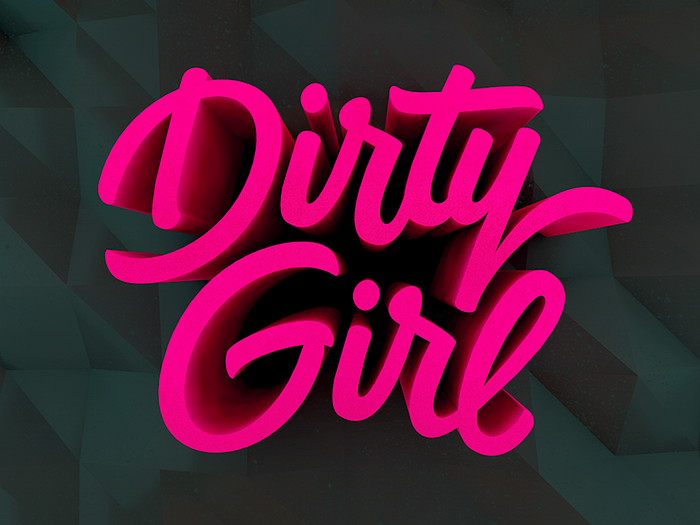 Dirty Girl by Mike Greenwell 🍩 on Dribbble