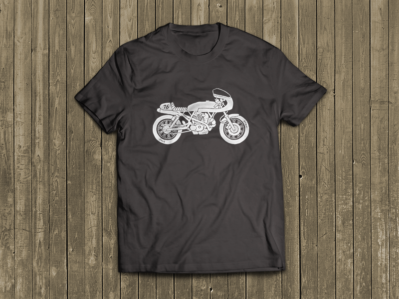 Cafe Racer Shirt by Mike Greenwell 🍩 on Dribbble