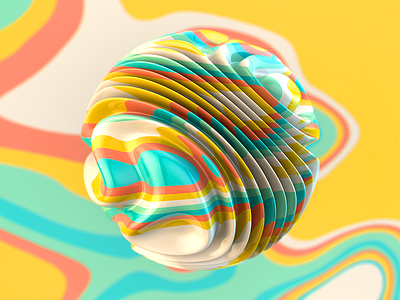 Trippin' Series 1 of 4 3d beautiful c4d candy cinema4d color eye candy hyper color maxxon render