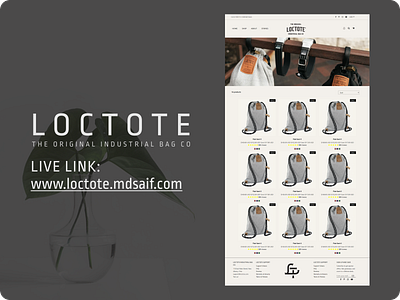 Loctote_E-commerce app branding business card design icon illustration logo ui vector