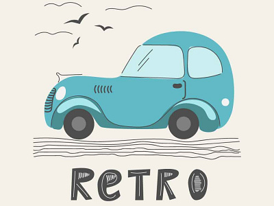 Retro Car decoration