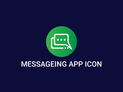 Messaging app Icon Logo Design branding business logo clean design icon illustration illustrator logo design usa business logo vector