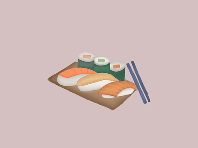 Sushi Illustration