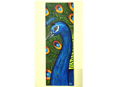 Acrylic painting - peacock