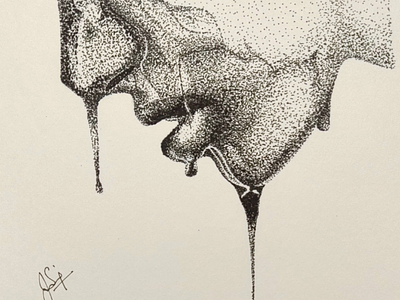 Stippling art - sweat