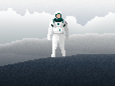 Interstellar interstellar movie pixel poster spaceman universe