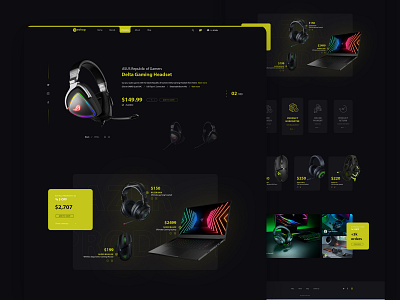 Concept Online Shop Website Design app branding design graphic design ui ux web