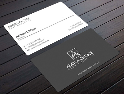 Minimalist Business Card Design ashikurrahman92 branding business business card business card design businesscard design graphicdesign luxury business card professional