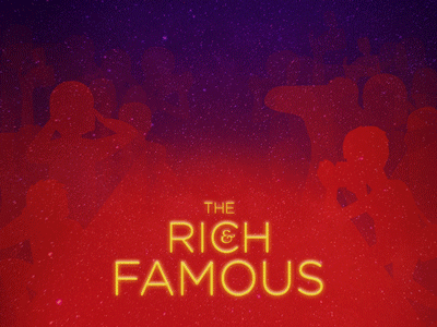 Rich & Famous gif minimal red carpet