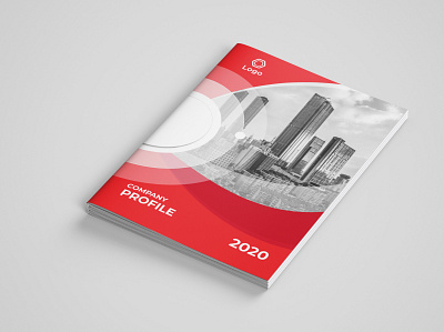 8 page Brochure company brochure company profile design illustration vector
