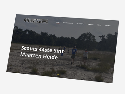 Scouts site branding dribbble landing landing page site ui ux webdesign website wordpress