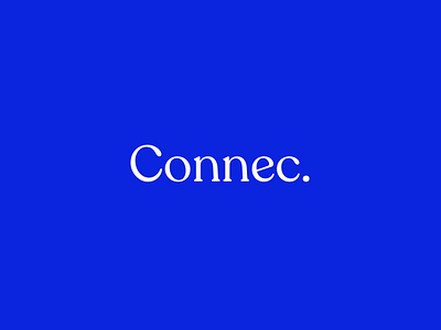Connec brand branding design font graphic design logo