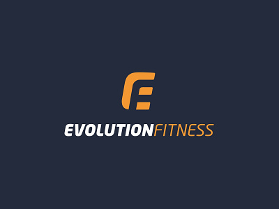 Evolution Fitness brand brand design brand identity branding branding design design fitness logo gym logo identity identity design logo typography
