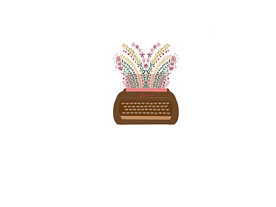 Typewrite some flowers.